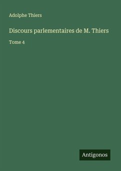 Cover Discours parlementaires de M. Thiers