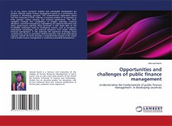 Cover Opportunities and challenges of public finance management