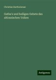 Gatha's und heiligen Gebete des altiranischen Volkes