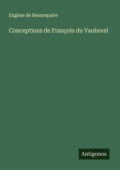 Cover Conceptions de François du Vauborel