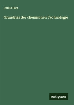 Cover Grundriss der chemischen Technologie