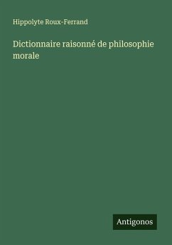 Cover Dictionnaire raisonné de philosophie morale