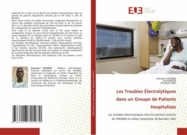 Les Troubles Électrolytiques dans un Groupe de Patients Hospitalisés Les Troubles Électrolytiques dans un Groupe de Patients Hospitalisés