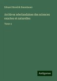 Archives néerlandaises des sciences exactes et naturelles