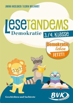 Cover Lesetandems Demokratie 3./4. Klasse