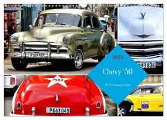 Chevy '50 - Mit 75 unterwegs in Kuba (Wandkalender 2025 DIN A3 quer), CALVENDO Monatskalender