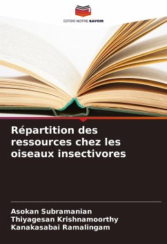 Répartition des ressources chez les oiseaux insectivores - Subramanian, Asokan;Krishnamoorthy, Thiyagesan;Ramalingam, Kanakasabai