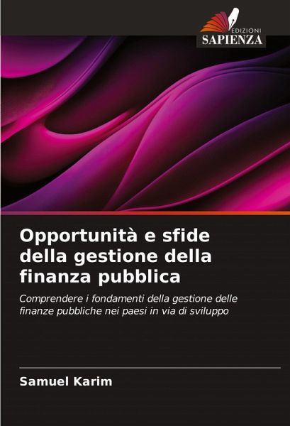 Opportunità e sfide della gestione della finanza pubblica Opportunità e sfide della gestione della finanza pubblica