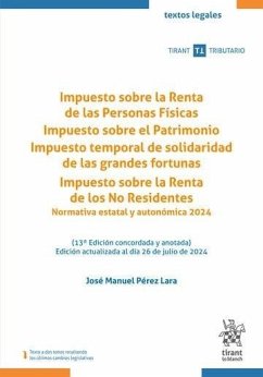 Cover Impuesto sobre la Renta de las Personas Físicas. Impuesto sobre el Patrimonio. Impuesto temporal de solidaridad