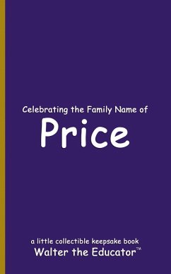 Cover Celebrating the Family Name of Price