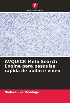 Cover AVQUICK Meta Search Engine para pesquisa rápida de áudio e vídeo