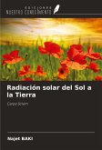 Radiación solar del Sol a la Tierra