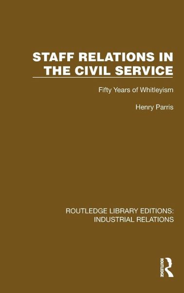 Staff Relations in the Civil Service