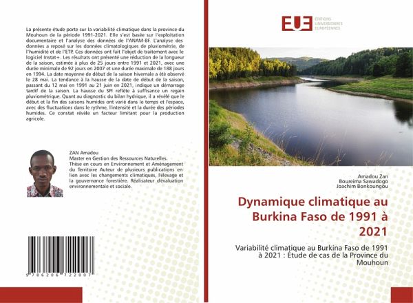Dynamique climatique au Burkina Faso de 1991 à 2021