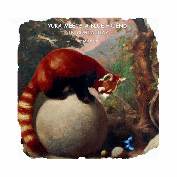 Yuka meets a blue friend in Costa Rica Yuka meets a blue friend in Costa Rica