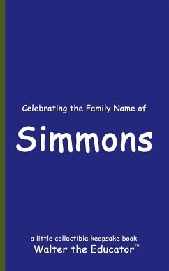 Cover Celebrating the Family Name of Simmons