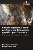 Fattori esplicativi della performance finanziaria specifici per l'impresa