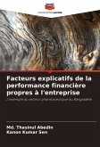 Facteurs explicatifs de la performance financière propres à l'entreprise