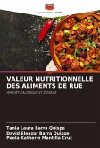 VALEUR NUTRITIONNELLE DES ALIMENTS DE RUE VALEUR NUTRITIONNELLE DES ALIMENTS DE RUE