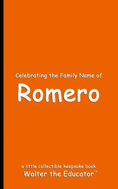 Cover Celebrating the Family Name of Romero