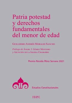 Cover Patria potestad y derechos fundamentales del menor de edad