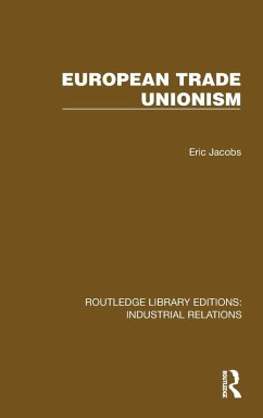 European Trade Unionism - Jacobs, Eric