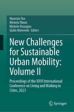 New Challenges for Sustainable Urban Mobility: Volume II (eBook, PDF)