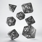 Classic RPG Smoky & white Dice Set (7) Classic RPG Smoky & white Dice Set (7)