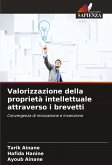 Valorizzazione della proprietà intellettuale attraverso i brevetti Valorizzazione della proprietà intellettuale attraverso i brevetti