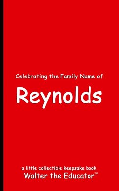 Cover Celebrating the Family Name of Reynolds