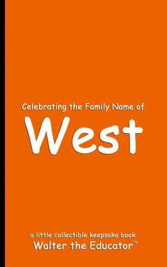 Cover Celebrating the Family Name of West