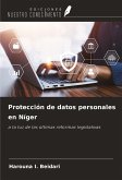 Protección de datos personales en Níger Protección de datos personales en Níger
