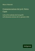 Commemorazione del prof. Pietro Capei