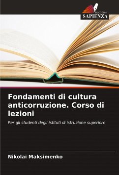 Cover Fondamenti di cultura anticorruzione. Corso di lezioni
