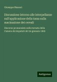 Discussione intorno alle interpellanze sull'applicazione della tassa sulla macinazione dei cereali