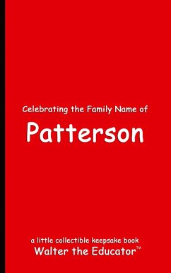 Cover Celebrating the Family Name of Patterson