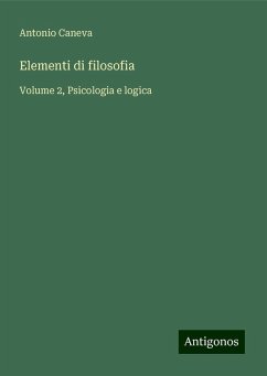 Elementi di filosofia - Caneva, Antonio