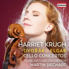 Dvorak & Elgar: Cellokonzerte - Krijgh,Harriet/Sieghart,Martin/Tonkünstler Orchest