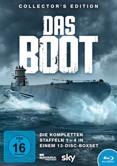 Das Boot - Collector's Ed.:Die kompette Staffel1-4 - Dinda,Franz/Wlaschiha,Tom/Kiwitt,Pierre/+