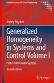 Generalized Homogeneity in Systems and Control Volume I Generalized Homogeneity in Systems and Control Volume I