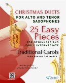 Christmas Duets for Alto and Tenor Saxophones – 25 Easy Pieces for Beginners and Early Intermediate (fixed-layout eBook, ePUB)