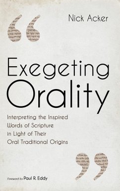 Exegeting Orality Exegeting Orality