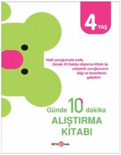 Cover Günde 10 Dakika Alistirma Kitabi 4 Yas
