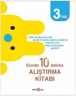 Cover Günde 10 Dakika Alistirma Kitabi 3 Yas