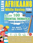 LEARN AFRIKAANS WHILE HAVING FUN! - FOR ADULTS