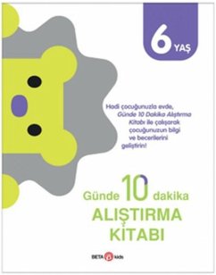 Cover Günde 10 Dakika Alistirma Kitabi 6 Yas