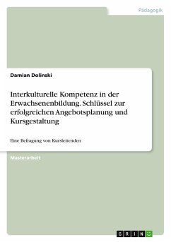 Interkulturelle Kompetenz in der Erwachsenenbildung. Schlüssel zur erfolgreichen Angebotsplanung und Kursgestaltung Interkulturelle Kompetenz in der Erwachsenenbildung. Schlüssel zur erfolgreichen Angebotsplanung und Kursgestaltung