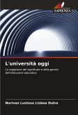 L'università oggi