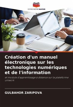 Création d'un manuel électronique sur les technologies numériques et de l'information - ZARIPOVA, GULBAHOR