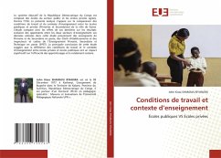 Cover Conditions de travail et contexte d'enseignement